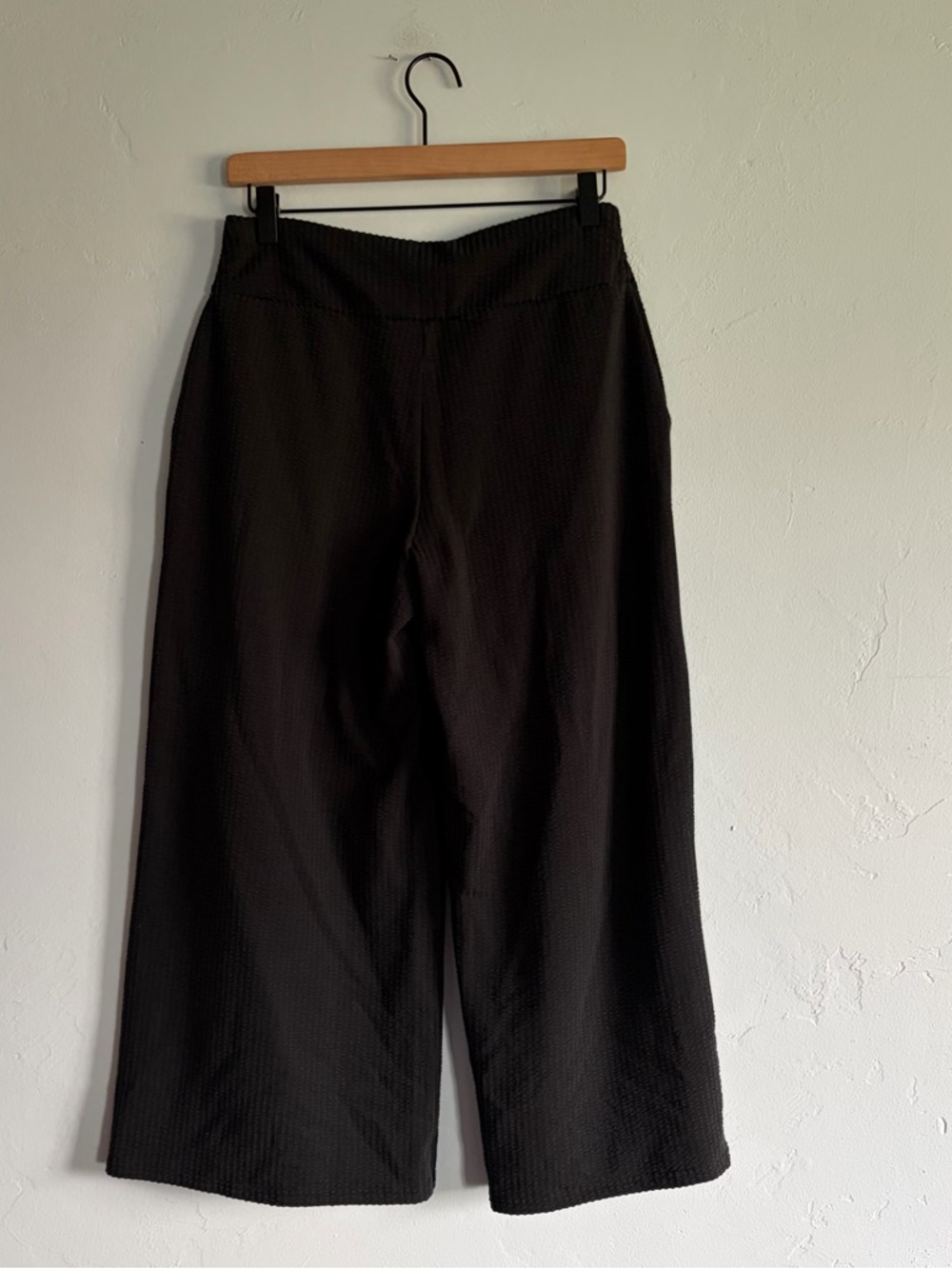 Toad&Co Chaka Wide Leg Pants Samba Texture Black - Picture 8 of 11
